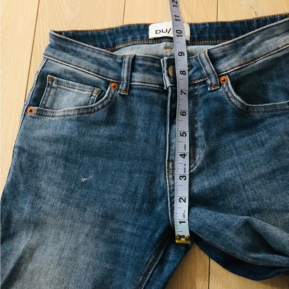 DU/ER Performance Stretch Light Wash Organic Cotton Blend Jeans Size 24x30 - Picture 6 of 13